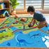 3x4 Kids Rugs for Playroom - Soft & Non-Slip Feet Dinosaur Play Mat,Childrens Dinosaurs Carpet Washable Rug