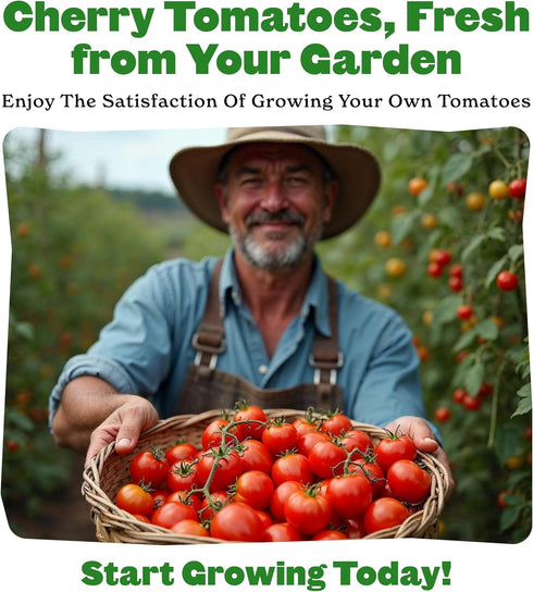 2 Sunset Epic Gardening Cherry Tomato Seed Bundle - Sweet & Juicy Varieties, Includes Tropical & Chadwick Cherry