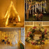 2Pcs 10Ft 200LED Fairy Lights Plug in, Copper Wire Firecracker Firefly Lights Waterproof Cluster String Lights
