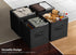 Sorbus 13 Inch Storage Bins - Sturdy Collapsible Fabric Storage Cubes with Handle