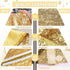 Gold Christmas Tree Skirts - 36 Inch Round Sequin Tree Skirts, Personalized Xmas Decor for Home