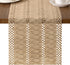 MLMW Boho Table Runner 60 inches Small Coffee Table Runner Rustic Burlap