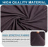 WOMACO Stretch Spandex Dining Room Bench Cover, Upholstered Seat Cushion Slipcover for Kitchen - Seat Protector