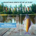 Havercamp Gone Fishin String Hanging Banner for Fish Fry, Bass Fishing, Freshwater & Salt Water Tournament Decor