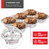 Stock Your Home Disposable Muffin Tins, 20-Count 6-Cup Standard Size Foil Muffin Pans for Baking, Parties, Holidays