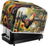 Sunflower Rooster Toaster Oven Cover: Quilted Polyester Fabric Dust-proof Cover for Small Appliance Protection
