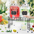 1 Parties-Set 2,Drink Gallon Glass Drink Dispensers For of Dispenser with Fruit Infuser & Stand,Juice or Beverage
