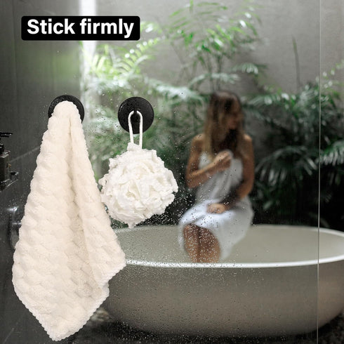 SVG HOME Wall Hooks - 2 Pcs Suction Cup Hooks - Removable Stainless Steel 304 for Most Household Walls - Shower Hooks,