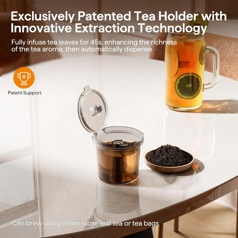 Setting, 6 16 Oz (2.0 Tastyle Single Serve Coffee Maker for K Cup, Ground and Tea, Hot and Iced Coffee Machines