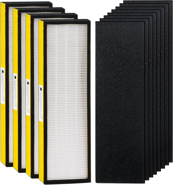 FLT4825 HEPA Filter B Replacement, 4 x True H13 HEPA Filters for G-Guardian Air Purifier AC4825 Series