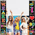 Blulu 70s 80s Party Decoration, I Love 1980s Banner, Back to The 1980s Hanging Porch Signs for Wall Decor