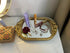 12.5" 8" Gold Mirror Tray| x | Mirror Trays for Vanity Elegant Guest Card Holder & Versatile Home/Vanity Decor |