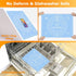 Silicone Pastry Mat for Baking, Non Stick Dough Rolling Mat with Measurement, 11.81 x 15.74 Inch