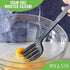 GreenLife 10-in-1 Cooking Tools and Utensils, Silicone Fork for Stirring, Mixing, Mashing, Soft Pink, Dishwasher Safe
