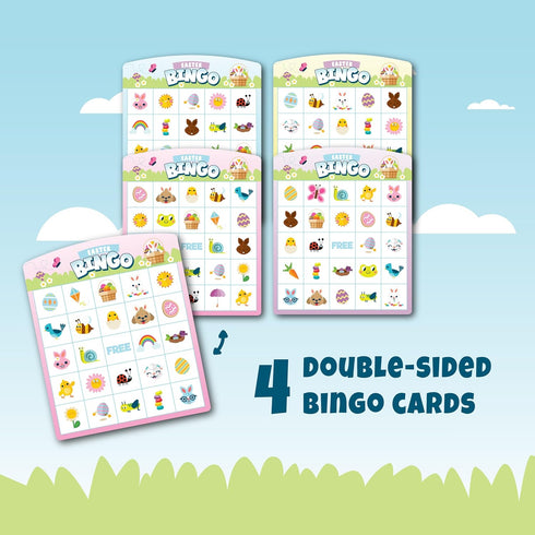 3 Chuckle & Roar - Easter Bingo - Family Game Night Fun - Spring Themed Classic Game - Great for Preschool Learning