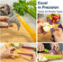 Paring Knife Set of 4 with Cover, 4.5" Premium Stainless Steel Paring Knives, Small Kitchen Knife Set for Fruit and