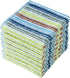 Oeleky Kitchen Dishcloths for Washing Dishes, Ultra Absorbent Dish Rags, Cotton Cleaning