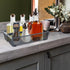 2PCS Drawer Organizer, Mesh Drawer Organizer for Kitchen, Utensil with Interlocking Arm for Cosmetic, Flatware