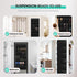 WVM 35 4 Closet Over The Door Shoe Organizer with Breathable Mesh Pockets, Hanging Shoe Organizer for Door with Metal