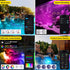 IP68 (Set 2) T-SUN Color Changing Pond Lights LED Underwater APP and Remote Control Submersible Fountain Lights
