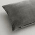 24x24 Inch Set 2 MIULEE Euro Sham Velvet Pillow Covers, of Large Square Decorative Pillows -Grey Super Soft for King