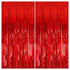 KatchOn XtraLarge Red Streamers - 3.2x8 Feet, Pack of 2 for Wedding and Birthday Decorations