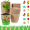 Jecery 12 Sets Garden Paper Craft Kit DIY Foam Flower Pots, Flower