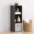 3 3 12.2" 11.7" 35.6" Whitmor Cube Storage Organizer, Tier Stackable MDF Wood Bookcase, Open Storage Display Bookshelf