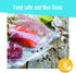Houseables Vacuum Sealer Bags, Sous Vide Rolls, Large 8 Inch x 50 Ft, Airtight Vacuum Saver, Microwave Safe