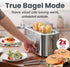 Elite Gourmet ECT4123 Long Slot 4 Slice Toaster, Extra Wide Slots, Bagel, Defrost & Cancel Functions, Stainless Steel