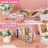 Headband Holder Scrunchie Holder Acrylic, Clear Hair Ties Holder Organizer, Headband Display Stand, Scrunchie Storage Organizer, Hair Accessories Organizer for Women and Girls
