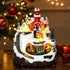 Animated Musical Christmas Village Choir Figurines Christmas Collectibles Statues Church Building & Carolers