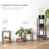 3-Tier TB01BB042 TUTOTAK End Table with Charging Station, Side Table with USB Ports and Outlets, Nightstand, Storage