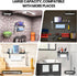 2 Garage Shop Paper Towel Holder Wall Mount, Garage Organization Paper Towel Phone Holder with Shelf and Hooks, Heavy