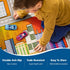 12 3+ Booooom Jackson Kids Carpet Playmat with Toy Cars for Age Colorful Non Slip City Rug for Kids Track Play Mat