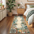 2.5x8 GarveeHome Jungle Hallway Runner Rug, Soft Beige Animal Long Kitchen Runner Non Slip Entryway Rug Farmhouse Thin