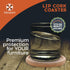 12 Set Cork Coasters with Lip for Drinks, 4 Inch Thick Rustic Saucer with Metal Holder, Heat & Water Resistant