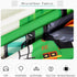 Set 4PC Set 1 1 2 Sheet Green Tractor: Full Size Cartoon Excavator Truck Bed Sheets for Boys Kids Toddler Deep Pocket
