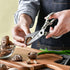 Linoroso Kitchen Scissors - Heavy Duty Kitchen Shears with Magnetic Holder, Japanese Steel 4034