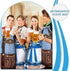 Hillban 2 Pcs Oktoberfest Mardi Gras Apron Couples Cooking Aprons, German Party Costume for BBQ