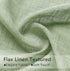 XTMYI Sage Green Boho Curtains Set for Kitchen Bathroom, Lightweight Sheer Window Curtains, 30 Inch Length