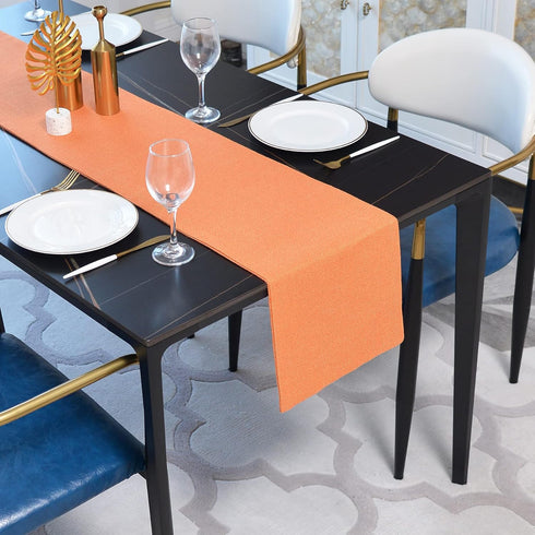 NATUS WEAVER Dinning Table Runner Cloth 12 x 36 Inches Farmhouse Kitchen Coffee Burlap