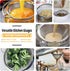 Stainless Steel Fine Mesh Strainers, Set of 3 Sizes, Kitchen Strainer with Insulated Handle for Food Preparation