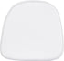 Flash Furniture August Kids Soft White Fabric Chiavari Chair with Cushion