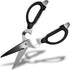 Seki Japan Left Handed Multifunctional Kitchen Scissors - Stainless Steel Blade Soft Grip Kitchen Shears