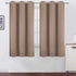 LEMOMO 38 x 54 Inch Blackout Curtains Set of 2, Thermal Insulated Room Darkening Curtains for Bedroom