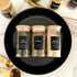 160 Spice Jar Labels, Minimalist Matte Black Stickers for Kitchen & Pantry Organization