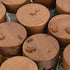 Yangbaga 12Pcs Glass Spice Jars with Labels - 4oz Empty Square Bottles with Acacia Wood Lid & Shaker Lids
