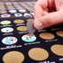 Divalis 100 Dates Scratch off Bucket List, Scratchable Motivational Achievements Checklist Poster, Black and Gold