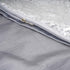 YOUR SMILE Pack of 2, New Luxury Series Silver Bling Decorative Glitzy Sequin & Comfy Satin Throw Pillow Cover